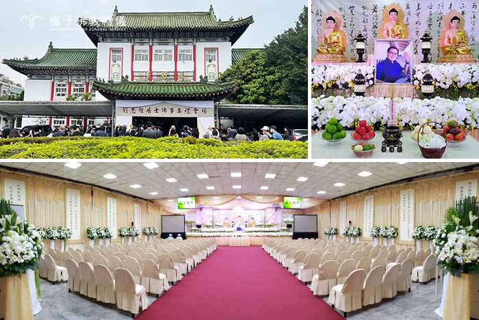 20230329臺北市立第一殯儀館景行廳舉行告別式，劉家人選擇由楊子佛教禮儀以佛教葬禮，來圓滿劉忠繼菩薩人生的最後一場佛事。 圖:楊子佛教禮儀/攝